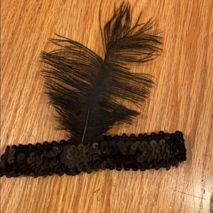 Flapper Halloween costume headband